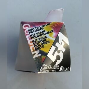 Golden 5 +1 Matte Coloring Pouring Kit